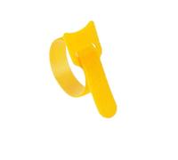 Easy-Release 100PCS Reusable Nylon Cable Ties Detachable Self-Locking Loop Straps Assorted Colors for Organization and Repair(Yellow,12x250mm)