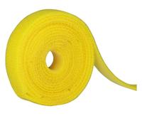 Easy-Release 25M/Roll 10/12/15/20/25/30/50mm Cable Organizer USB Winder Management Nylon Cut Ties Earphone Cord(Yellow,25mm x 25M)