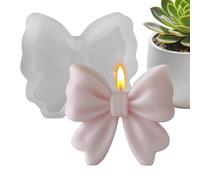 Easy Release Bow Shape - Candle Making Molds Set, DIY Wax Mold Kit, Creative Candle Crafting Molds For Home Decor, Wax Soap DIY Project Table Centerpieces Birthday Holiday Wedding Crafting