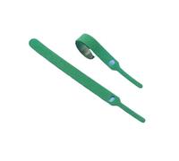 Easy-Release Releasable Cable Ties 150 200 300mm Plastics Fastening Reusable Tie Straps Nylon Wrap Zip Bundle Bandage(Green,150mm x 50pcs)