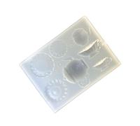 Easy Release Silicone Craft Mold Afternoon Teas Shapes Simple Demold Jewelry Making Beginners Tool Plate Silicone Mold Beginner Friendly Silicone Mold