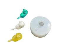 Easy Release Silicone Mold for Creating Artistic Resin Cats Charm and Decorative Ornament Practical Jewelry Tool Silicone Pendant Charm Mold