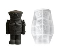 Easy Releasing Crafting Silicone Mold King Soldier Statues Silicone Molds Suitable for Various Materials Detailed Texture Mold