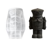 Easy Releasing Crafting Silicone Mold King Soldier Statues Silicone Molds Suitable for Various Materials Home Decoration Mold