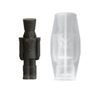 Easy Releasing Crafting Silicone Mold King Soldier Statues Silicone Molds Suitable for Various Materials Detailed Texture Mold