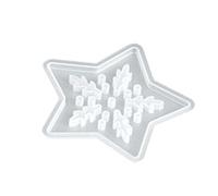 Easy Releasing Precisions Crafting Silicone Star Mold Suitable for Cookie Making Holder Christmas Tree Decorating Food Grade Silicone Craft Molds