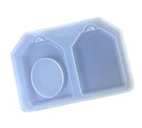 Easy Releasing Silicone Jewelry Mold Keychain Silicone Mold for Making Charm and Decorative Items in Various Fun Shapes Pendant