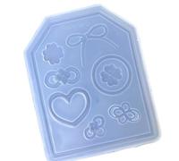 Easy Releasing Silicone Jewelry Mold Keychain Silicone Mold for Making Charm and Decorative Items in Various Fun Shapes Pendant