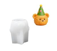 Easy Releasing Silicone Mold Bear Shape Crafting Statues Moulds Candle Molds Suitable for Various Materials Making Easy Release Resin Mold
