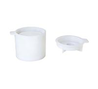 Easy Releasing Silicone Mold Heart Pattern for Making Decorative Storage Box and Jewelry Storage Versatile Project Decorative Resin Jar Molds