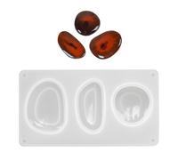 Easy Releasing Silicone Mold Pendant Making Molds Silicone Texture Suitable for Crafting Geometric Stones Epoxy Resin Mold