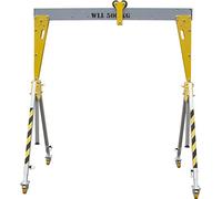 Easy-Rig 500kg Lightweight Aluminium Portable A Frame Gantry Crane Hoist Adjustable Height 2100-3000mm (3mtr)