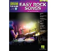 Easy Rock Songs - Drum Play Along Vol 42 | Rock Drumming Practice Guide with Online Audio and Playalong Tools | Beginner Drum Sheet Music with Notation and Backing Tracks for Students and Adults