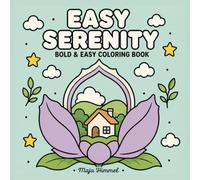 Easy Serenity - A Stress Relief Coloring Book for Teens and Adults: 40 Peaceful Landscape Designs for Relaxation and Mindful Moments (Calm Escape Collection)