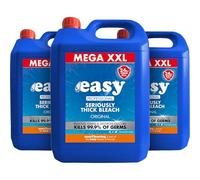 Easy Seriously Thick Bleach (5L) Countertop, Bath and Toilet Bleach Liquid Removes Stains, Odours and 99.9% of Germs, for Home and Professional Use