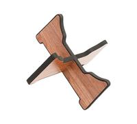 Easy Setups Wood Percussion Stand Wood Texture for Handpan Drums Compact Tongue Instrument Holder with Nonslip Base Professional Handpan Stand