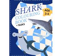 Easy Shark Coloring Book for Kids: Fun Ocean Friends to Color