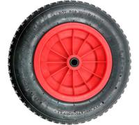 Easy Shopping 14" Inch Wheelbarrow Wheel Pneumatic Inflatable Tyre 3.50-8 REPLACEMENT RED Tyre Rubber Wheel