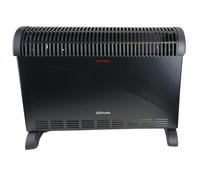 Easy Shopping® 2000W Portable Electric Convector Heater Three adjustable heat settings fast heating Thermostat, heaters for Office Home Indoor Energy Efficient & Silent Heater In Black Colour
