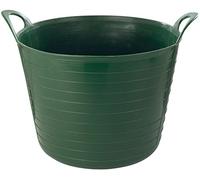 Easy Shopping 26 Litre Flexi Tub Garden Home Flexible Colour Rubber Storage Container Bucket Polyethylene Flex Tub- MADE IN U.K. (Green)