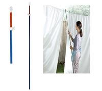 Easy Shopping 3 x Metal Telescopic Heavy Duty Clothes Washing Line Prop Adjustable Pole Extending 2.4 Meter
