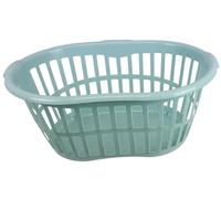 Easy Shopping® 34L Hipster Plastic Laundry Basket with Handles Large Storage Hamper for Washing Clothes Fruits Vegitable Nursery & Home Storage Organisation MADE IN U.K. (Light Grey)