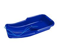 Easy Shopping Heavy Duty Colour Large Adults Kids Children Snow Sledges Toboggan Sledge Red Blue Pink Black With Rope Sled Play Snow Ice (Blue)