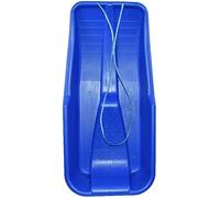 Easy Shopping Heavy Duty Colour Large Adults Kids Children Snow Sledges Toboggan Sledge Red Blue Pink Black With Rope Sled Play Snow Ice (Blue Snow Sledge)