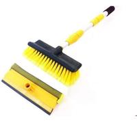 Easy Shopping® Heavy Duty TELESCOPIC Water Fed Extendable Car Van Trucks Caravans Conservatories Boats, Decking Wash Window Cleaning SQUEEGEE Brush Soft Cushioned Grip (3 Meter)