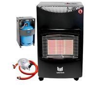 Easy Shopping® Portable Gas Heatar 4.2KW Indoor Heatar with Oxygen Depletion Sensor & 3 Heating Settings - Butane Gas Heatar with Wheels, Regulator, Hose - For Home, Office, Garage, Workshop