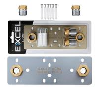 Easy Shower Fixing Plate System | Strong & Leak-Free Valve Connection | for Thermostatic Bar Mixer | Durable, Corrosion-Resistant, Quick & Easy Installation Shower Plate