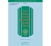 Easy Songs for the Beginning Tenor - Part II - Book/Online Audio