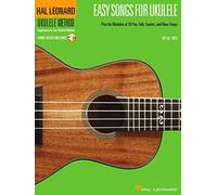 Hal Leonard – Easy Songs for Ukulele – Play the Melodies of 20 Pop, Folk, Country, and Blues Songs