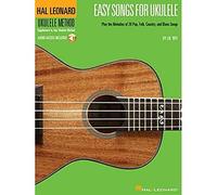 Easy Songs For Ukulele Uke Book(Hal Leonard Ukulele Method): Play the Melodies of 20 Pop, Folk, Country, and Blues Songs