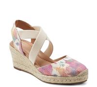 Easy Spirit Meza Women's Slip On, Ivory/Pink Floral Multi, 8.5