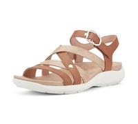 Easy Spirit Wayan Women's Sandal, Medium Brown-gold-multi, 11