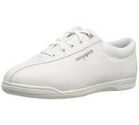 Easy Spirit Women's AP1 Leather Walking Shoe, White 101, 11 Narrow