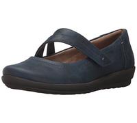 Easy Spirit Women's Aranza Mary Jane Flat, Navy, 7 Narrow