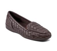 Easy Spirit Women's Devitt19 Loafer Flat, Dark Brown, 6 UK