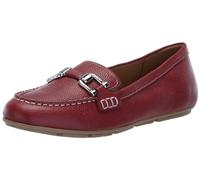 Easy Spirit Women's Megan Loafer Flat, Red Leather, 7 UK