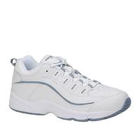 Easy Spirit Women's Romy Sneaker, White Medium Blue Leather, 7 UK