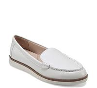Easy Spirit Women's Shutter Loafer Flat, Cream Leather, 6.5 UK