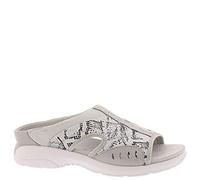 Easy Spirit Womens Traciee2 Open Toe Casual Slide Sandals, Silver,