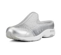 Easy Spirit Women's Travelstones Mule, Silver, 7.5 X-Wide