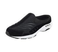 Easy Spirit Women's Traveltime Mule, Black White, 8 UK
