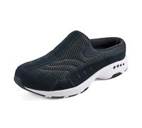 Easy Spirit Women's Traveltime Mule, Navy White Suede, 6.5 UK Narrow