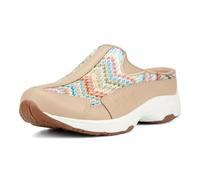 Easy Spirit Women's Traveltime Mule, Tan-multi-raffia, 10.5