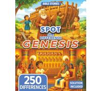 Easy Spot the Difference for Seniors and Kids: Genesis Bible Stories (Seniors Stay Sharp Series)
