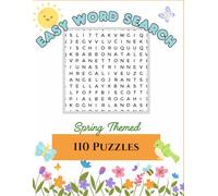 Easy Spring Themed Word Search: Easy & Relaxing Puzzles for Adults and Seniors with Clear, Easy-to-Read Letters