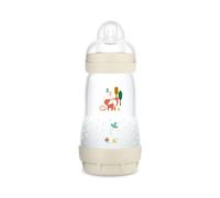 Mam Easy Start Self-Sterilising Anti-Colic Baby Bottle with Size 2 Teat, 260 ml, Beige